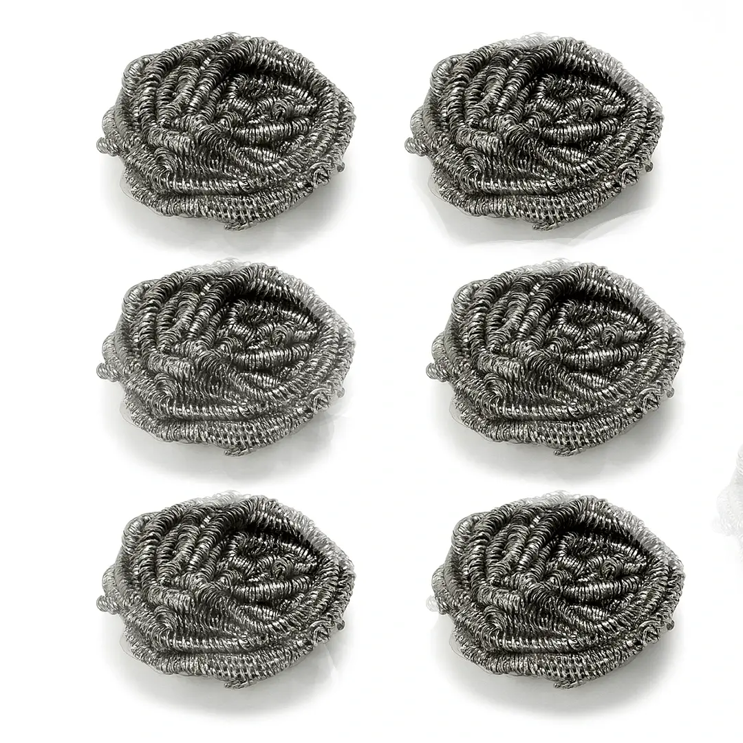 Kitchen Scrubber Steel -6pc set