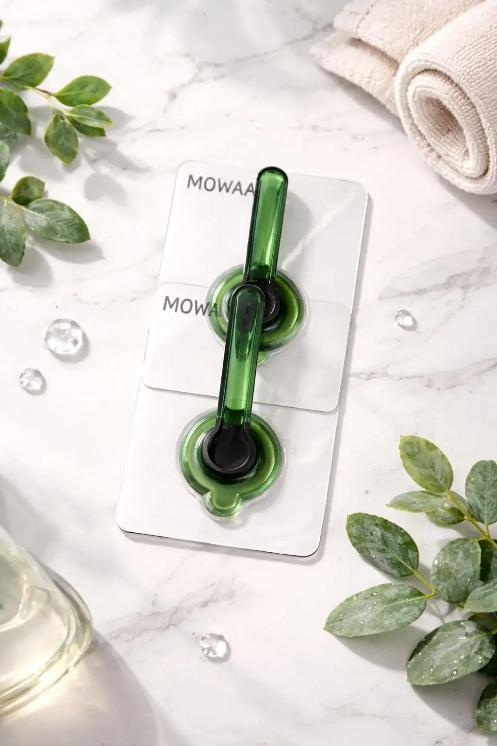 Silicone Transparent Hook — Green