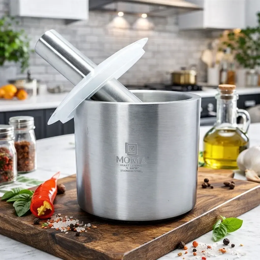 SS Mortar and Pestle Round