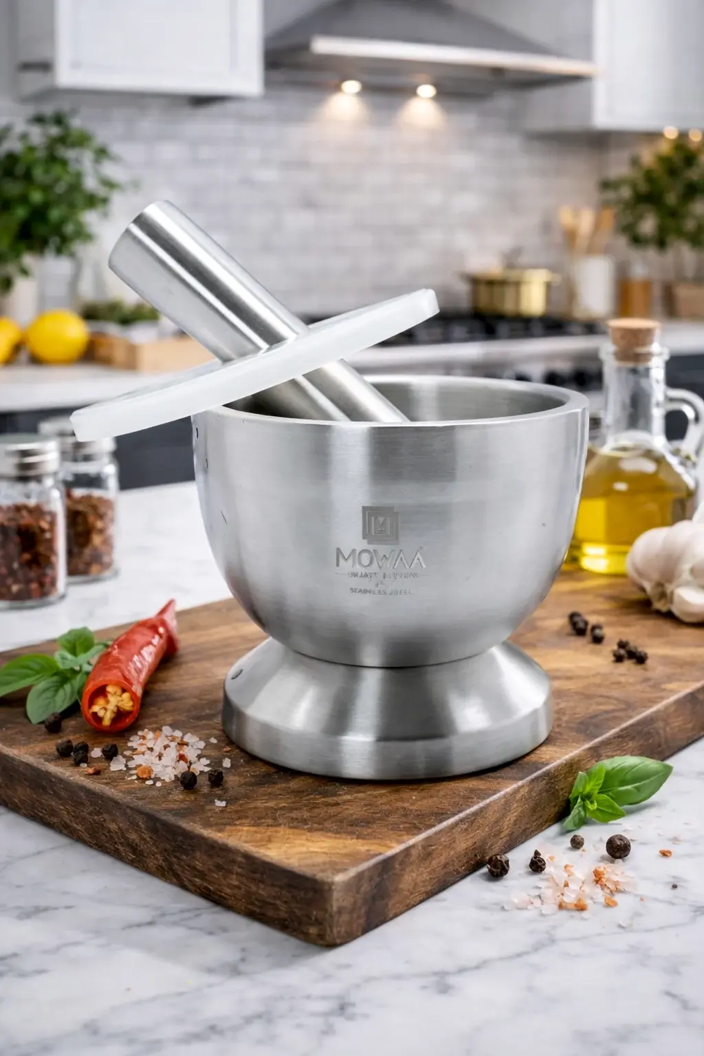 SS Mortar and Pestle Dholak Small