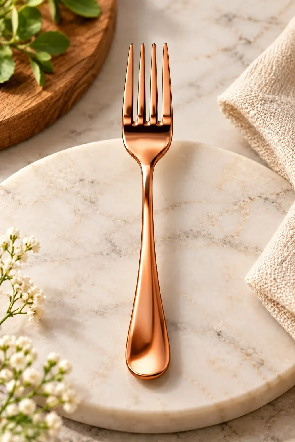 Titanium Copper Baby Fork 3pc
