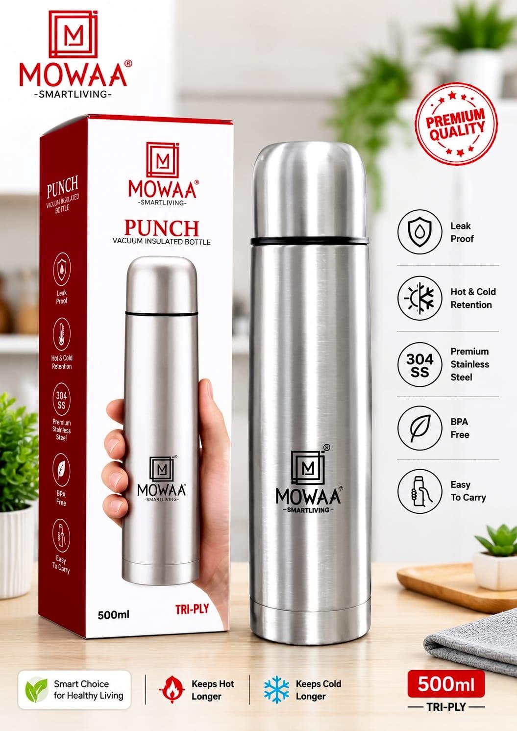 PUNCH Vacuum Insulated Bottle 500ML