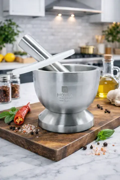 SS Mortar and Pestle Dholak Small
