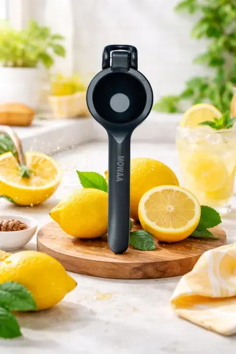 Aluminium Lemon Sqeezer BLK Small
