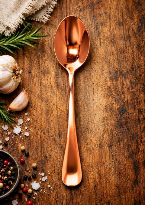 Titanium Copper Desert Spoon 3pc